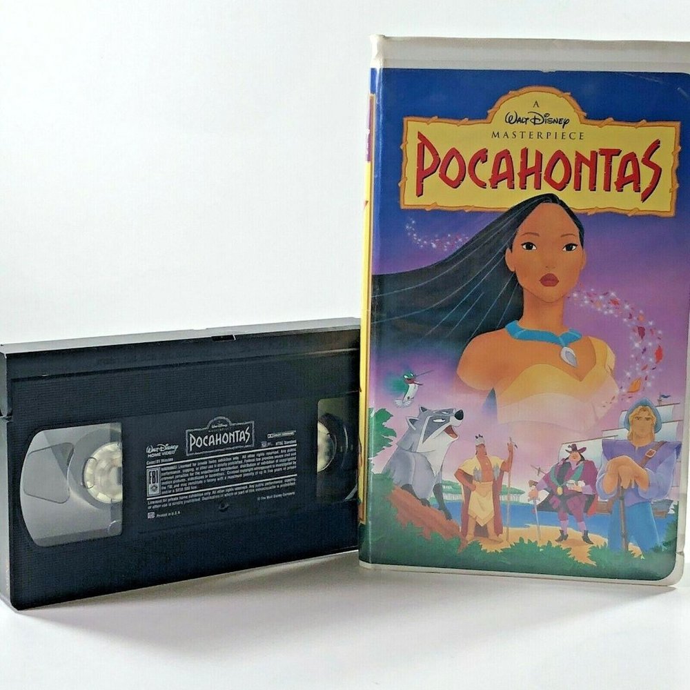 1996 Walt Disney Pocahontas VHS Masterpiece Movie